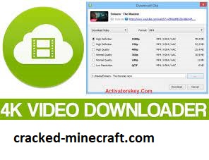 4k video downloader key Crack